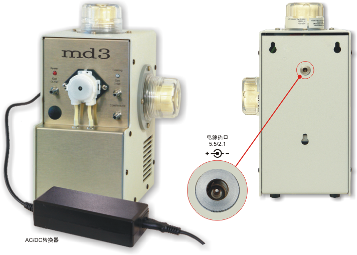 Md3烟气干燥器作为便携式（实验室）单元